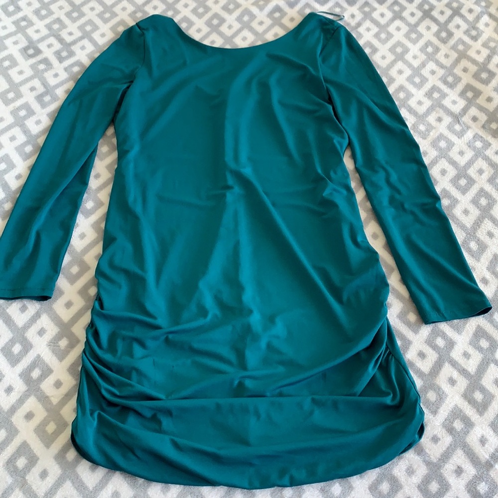 Armani Exchange Long Sleeve Mini Dress
